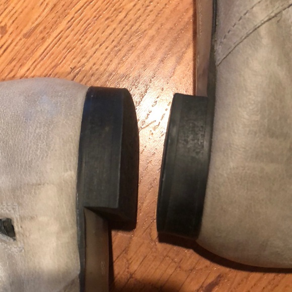 Steve Madden White Leather Boots - Picture 5 of 6